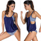 Tankini Swimsuit Bathing Suits Plus Size Two Piece Bikini Set