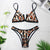 Sexy Bandeau Bikinis 2019 New V Neck Bikini Swimsuits Push Up Swimwear Female Brazilian Bikini Set Bathing Suits Biquini 3418