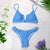 Sexy Bandeau Bikinis 2019 New V Neck Bikini Swimsuits Push Up Swimwear Female Brazilian Bikini Set Bathing Suits Biquini 3418