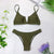 Sexy Bandeau Bikinis 2019 New V Neck Bikini Swimsuits Push Up Swimwear Female Brazilian Bikini Set Bathing Suits Biquini 3418