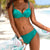 Sexy Bikini Set Lady Push Up Swimwear Two Pieces Plus Size