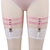 Pink Body Harness Real Row Rivets Heart wedding Leg Garter Belt