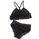 Embroidery Wireless Breathable Lingerie Set