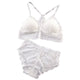 Embroidery Wireless Breathable Lingerie Set