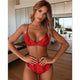 Sexy Leopard Print Bikinis Women Bikini Set Swimsuit High Cut Bathing Suit Swimwear Female Summer Brazilian Beachwear Biquini