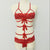 Sexy Lingerie Hot Red Bow Teddy Erotic Lingerie