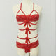 Sexy Lingerie Hot Red Bow Teddy Erotic Lingerie