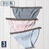 Sexy Panties Cotton Lingerie Girls 3pcs/lot Hipster