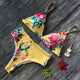 Sexy Snake Print Bikini 2019 Female Swimsuit Women Swimwear Thong Push Up Bikinis Set High Waist Swimming Suits for Bathing Suit