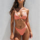 Sexy Triangle Bikini Set New Women Solid Bathing Suit Swimwear Summer Beach Wear Female Low Waist Red Swimsuit Biquini