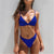 Sexy Triangle Bikini Set New Women Solid Bathing Suit Swimwear Summer Beach Wear Female Low Waist Red Swimsuit Biquini