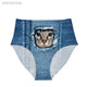 High Cut Panties Shapewear Underwear 3D Animal Print Briefs