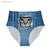 High Cut Panties Shapewear Underwear 3D Animal Print Briefs