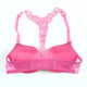 Front Closure Lace Racer Back Racerback Push Up Bra