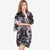 Silk Satin Print Floral Women Robes Long Sleeve