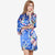 Silk Satin Print Floral Women Robes Long Sleeve