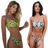 Snakeskin Bikini Women Swimwear Leopard Bikinis Sexy Biquini Swim Suit Push Up Swimsuit Female Beachwear Swimming Bikini Women