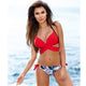 Women Swimwear Swimsuit Halter Top Print Maillot Bathing Suits XXL