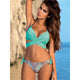 Women Swimwear Swimsuit Halter Top Print Maillot Bathing Suits XXL