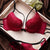 Summer w cup sexy lace bra thin young girl small women's push up underwear cutout bra set