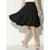High Waist Skater Flared Pleated Swing Knee Length Skirt