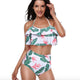 Swimwear Women Bikini 2019 Mujer High Waist Swimsuits Ruffles Bikinis Swimming Suit For Womens Push Up Bathing Suits Biquini