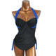 Sexy Push Up Tankini Set Vintage Halter Top High Waist Bathing Suit
