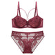 TERMEZY Brand Underwear Women Bras Lace Lingerie set Embroidery Sexy Lingerie Push-Up Bra Set Underwear