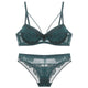 TERMEZY Brand Underwear Women Bras Lace Lingerie set Embroidery Sexy Lingerie Push-Up Bra Set Underwear