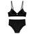 TERMEZY High Quality Cotton Underwear Set Fashion Striped Bra Set Noble Girl Lingerie Set Push Up Bra Sexy Bra And Panty Sets