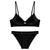 TERMEZY High Quality Cotton Underwear Set Fashion Striped Bra Set Noble Girl Lingerie Set Push Up Bra Sexy Bra And Panty Sets