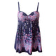 Floral biquini Plus Size Swimwear girl Swimdress Two Piece