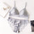 Thin Cotton Women Lingerie Sexy Embroidery Lace Underwear Sets High Quality Bra Set 3/4 Cup Brand Sexy Intimates Bra & Brief Set