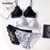 Thin Cotton Women Lingerie Sexy Embroidery Lace Underwear Sets High Quality Bra Set 3/4 Cup Brand Sexy Intimates Bra & Brief Set