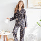 100% Cotton Long Sleeve Flannel Print Loungewear