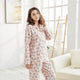 100% Cotton Long Sleeve Flannel Print Loungewear