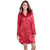 Silk Sleepwear Sexy Female Nightgown