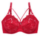 Ultra Thin Lace Fly Bra Female Brassiere Lingerie Plus Size C D Cup Push Up Seamless Comfortable Full Coverage Unlined Bra 2019