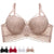 Ultra Thin Lace Fly Bra Female Brassiere Lingerie Plus Size C D Cup Push Up Seamless Comfortable Full Coverage Unlined Bra 2019