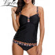 Plus Size 5XL Swimsuits Swimwear Sexy Trikini Two Pieces Bikini Set