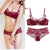 VS brand 2019 NEW Sexy Intimates Bra Set wire free Underwear Lace Lingerie Push Up bralette Comfortable Bra and panty Sets