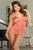 Valentines Fringe Baby Doll Set Lingerie Intimate