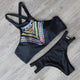 New Printed Swimwear Sports Swimsuit Women Bikini