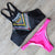 New Printed Swimwear Sports Swimsuit Women Bikini