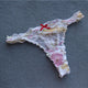 Voplidia Underwear Women Plus Size Sexy Lingerie Thongs and G String Lace Panties T-back Seamless String G-string PM041