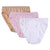 3 Pack Comfort Soft Cotton Plus Size Underwear High-Cut Brief Panty