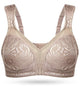 Full Coverage Non Padded Comfort Strap Minimizer Wire-Free Bra