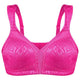 Full Coverage Non Padded Comfort Strap Minimizer Wire-Free Bra