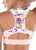 Sports Bra Sportswear Spaghetti Strap Printed Yoga Bra Top