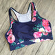 Sports Bra Sportswear Spaghetti Strap Printed Yoga Bra Top